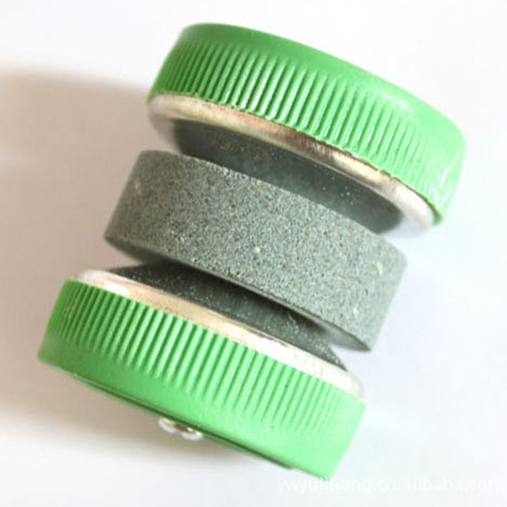 Mini afilador de cuchillos redondo, ruedas de molienda, afilador de piedras del hogar, piedra de afilar, accesorios de cocina, herramienta