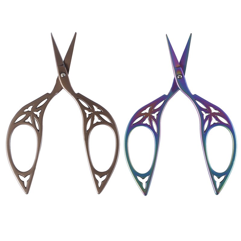 1pc sysaxar för handarbete tygklippning rostfritt stål retro klassisk vintage antik broderi sömnad skräddarsax