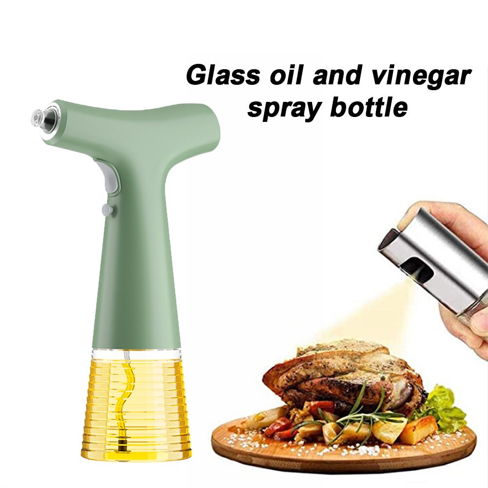 Botella eléctrica con pulverizador de aceite de oliva, botella de almacenamiento de vinagre, salsa de soja, alimentada por batería, para el hogar y la cocina