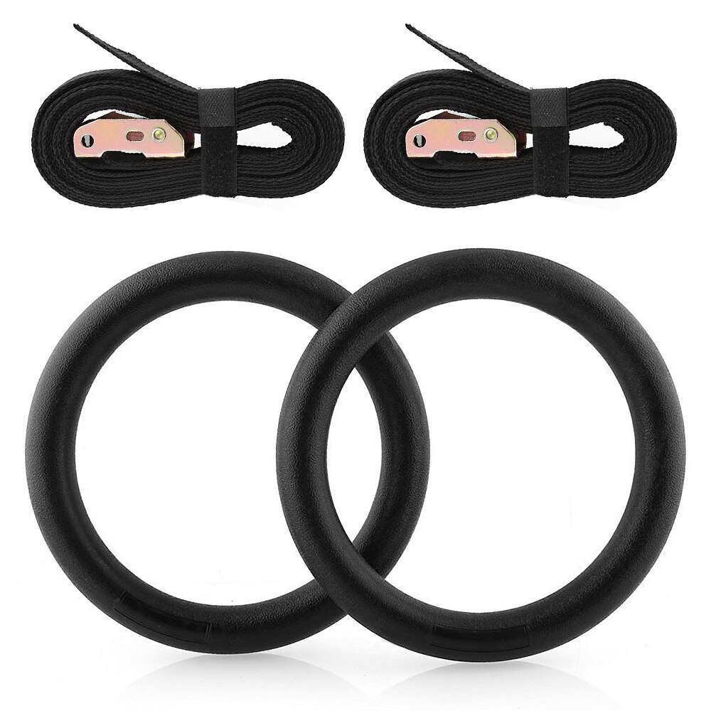 Hoement Playpen Pull Up Ringe - 2-tlg Mit Verstellbaren Gurten