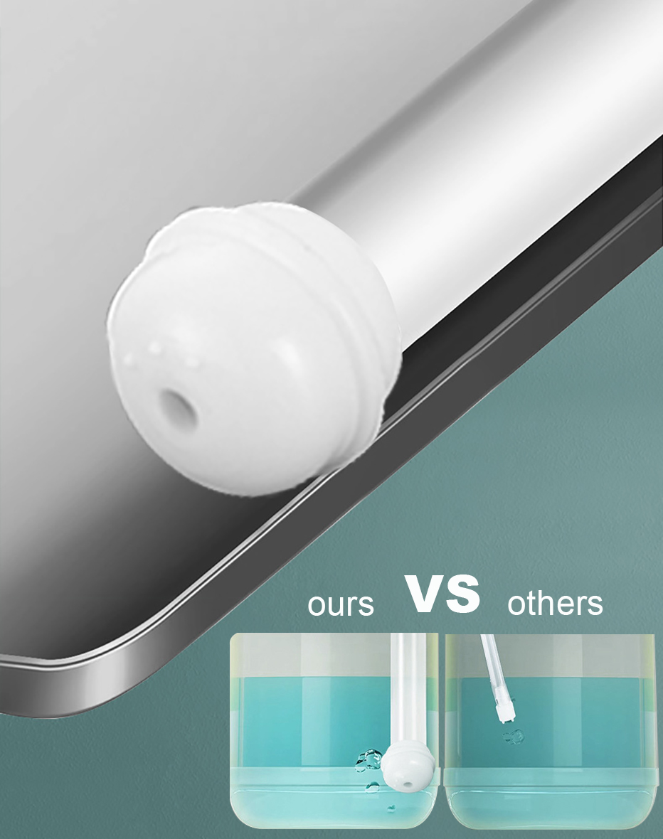 Køkkenbordplade dispenser med forlængerrør håndpresse sæbepumpe plastik sæbedispenser til køkkenvask