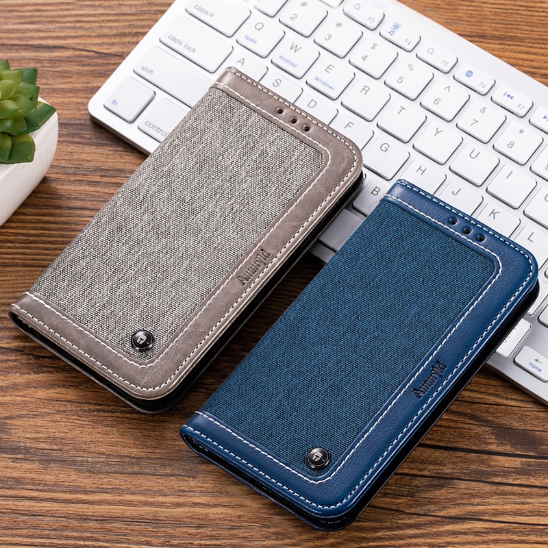 AMMYKI High-end Magnetic absorption Simple mobile phone back cover flip leather 5.0'For cubot hafury max case