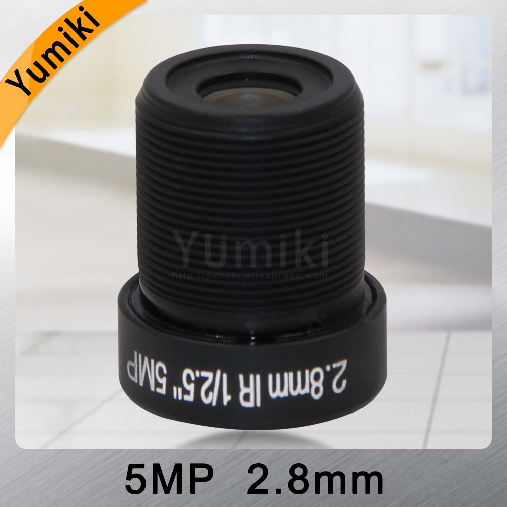 Yumiki 5.0 Megpixel M12 MTV 2.8mm 5MP HD CCTV Camera Lens IR HD Security Camera Lens Vaste Iris