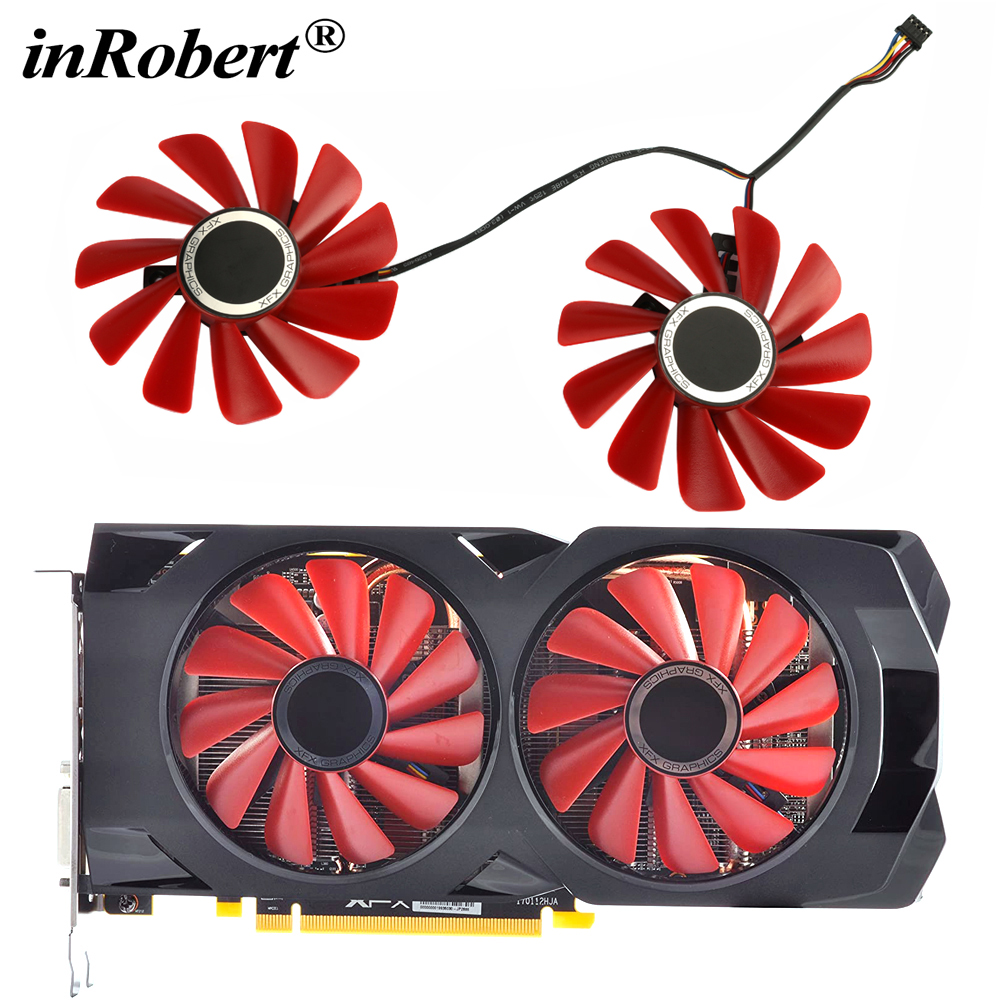 85 MM FDC10U12S9-C 0.45AMP 4Pin Cooler Fan Vervanging Voor XFX RX 560D RX 570 RX 580 RX Vega Graphics Video card Cooling Fans
