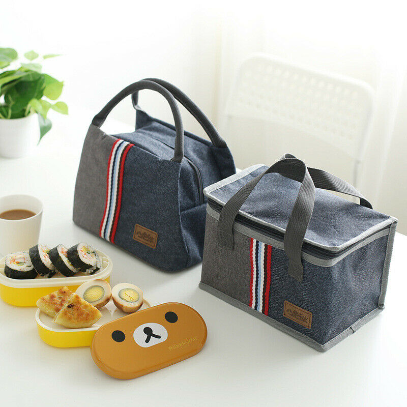 Style Large Capacity Insulated Lunch Bag Tote Men Women Travel Picnic Portable Cold Food Thermal Cooler Bag