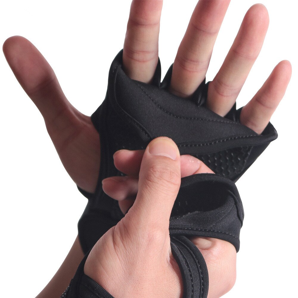 Gewichtheben Handschuhe Training Gym Grips Fitness Handschuh Frauen Männer Crossfit Bodybuilding Gymnastik Armbänder Hand Palm Protector
