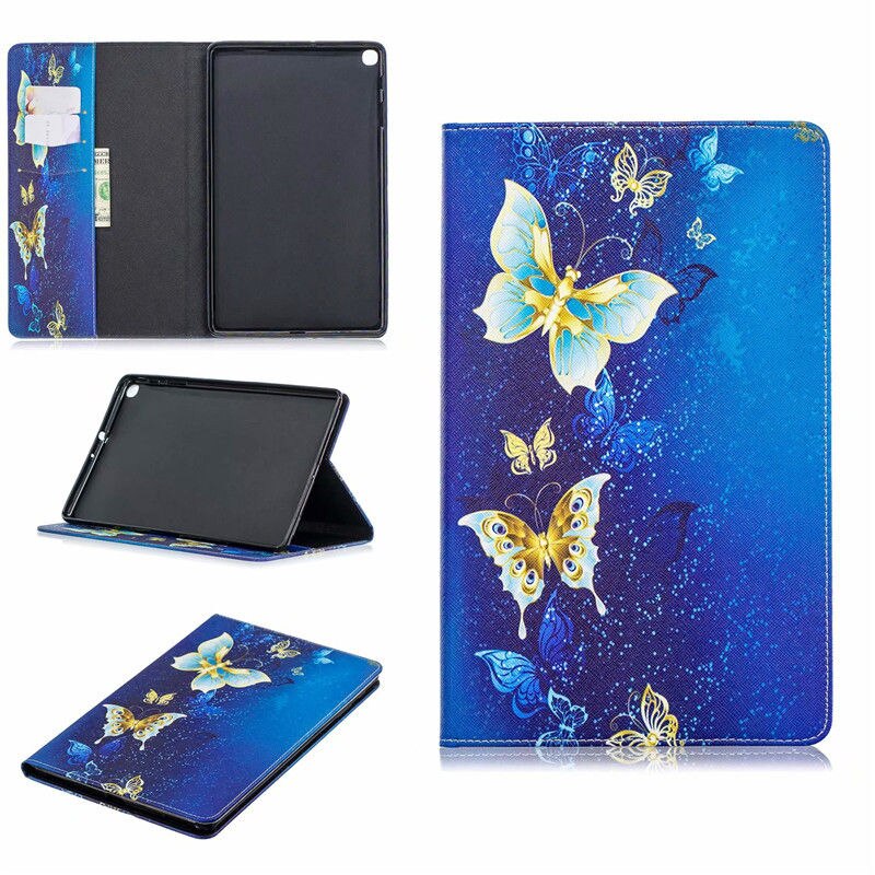 Folio Funda for Samsung Galaxy Tab SM-T510 SM-T515 T510 T515 Funda smart Tab A 10,1 Tablet case Funda: 14