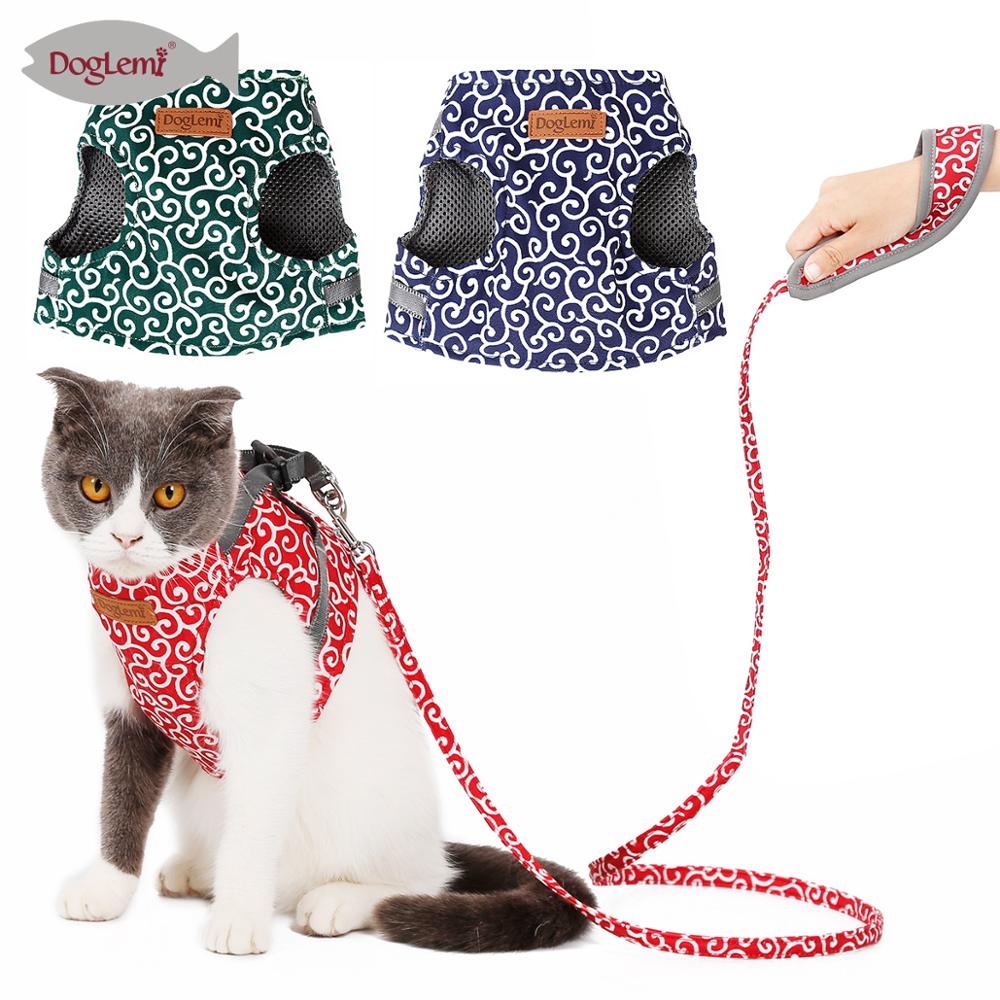 Japanse Bloem Kat Harness Cat Kleding Kleding Voor Katten Puppy Hond Kat Leash Hond Harnas Kraag Voor Cat Pet levert