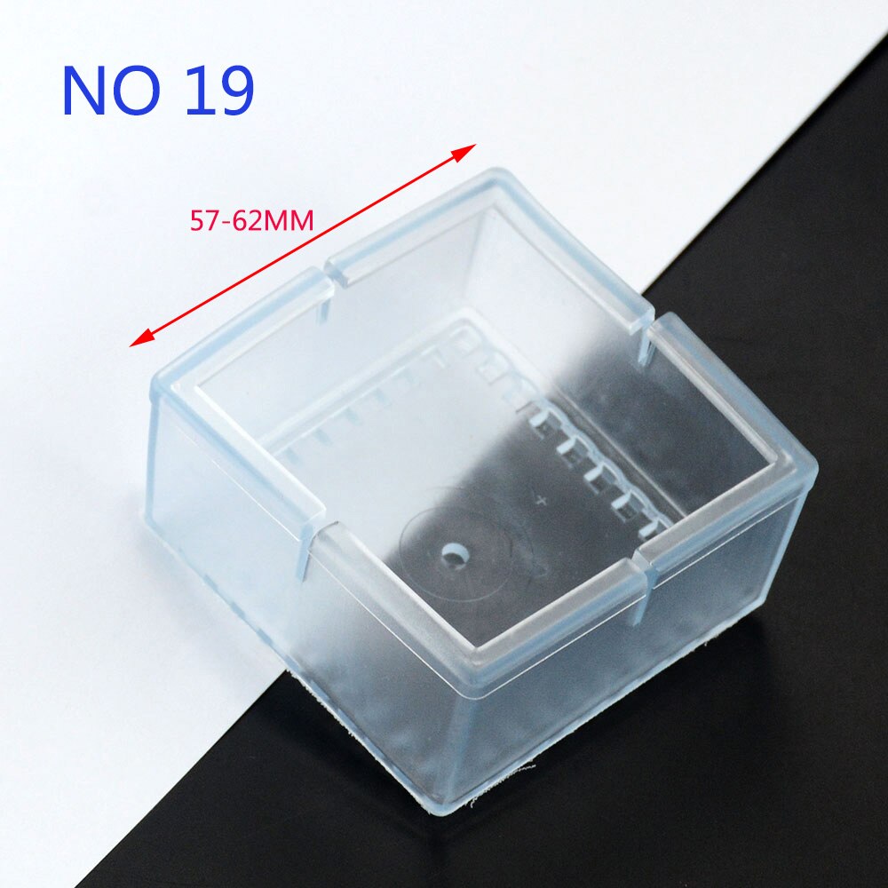 4 Stks/partijen Tafel Stoel Been Mat Siliconen Antislip Stoel Been Caps Voet Bescherming Cover Pads Houten Vloer Protectors 12/24 / 32Pcs: NO.19