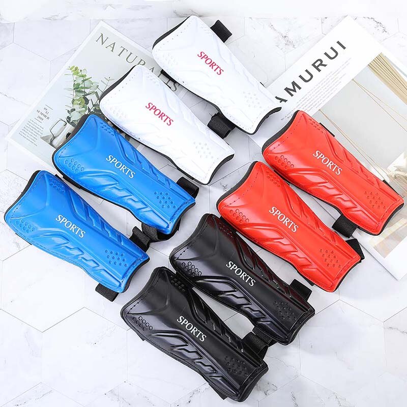 1 Pair 17.5*8.5cm Soccer Shin Guards Pads For Adult/Kids Football Shin Pads Leg Sleeves Soccer Shin Pads Kids Knee Support Sock