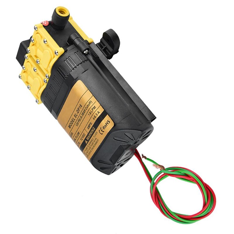 12v høytrykks landbruks elektrisk vannpumpe vannsprøytepumpe mini motor vannpumpe med adapter