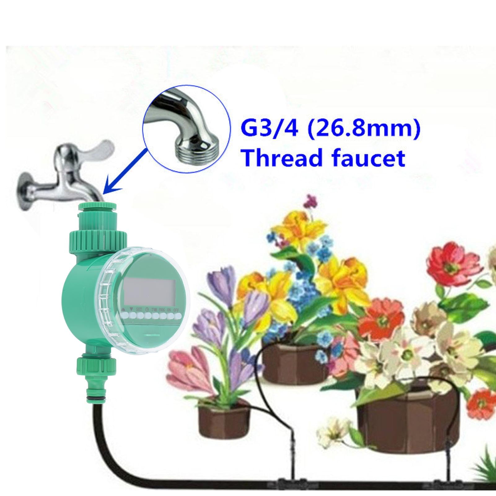 LCD Display Electronic Garden Watering Timer Autom... – Vicedeal
