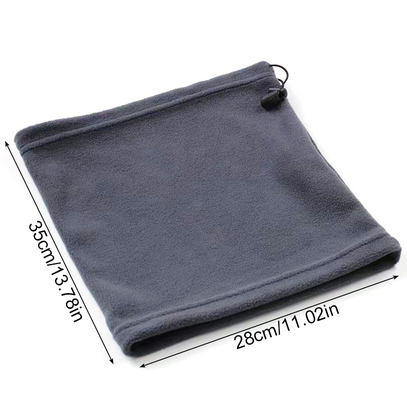 Winter Warm Cycling Headgear Bib Polar Fleece Neck Tube Ear Warmer Windproof Face Cover Cycling Scarves Snood Neck Warmer