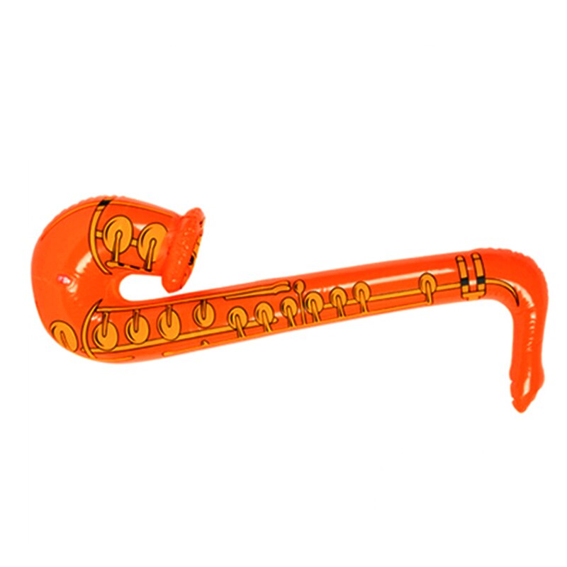 55Cm Opblaasbare Sax Saxofoon Muziekinstrument Speelgoed Themafeest Props Speelgoed Willekeurige Kleur Fun Shape Kinderen Speelgoed