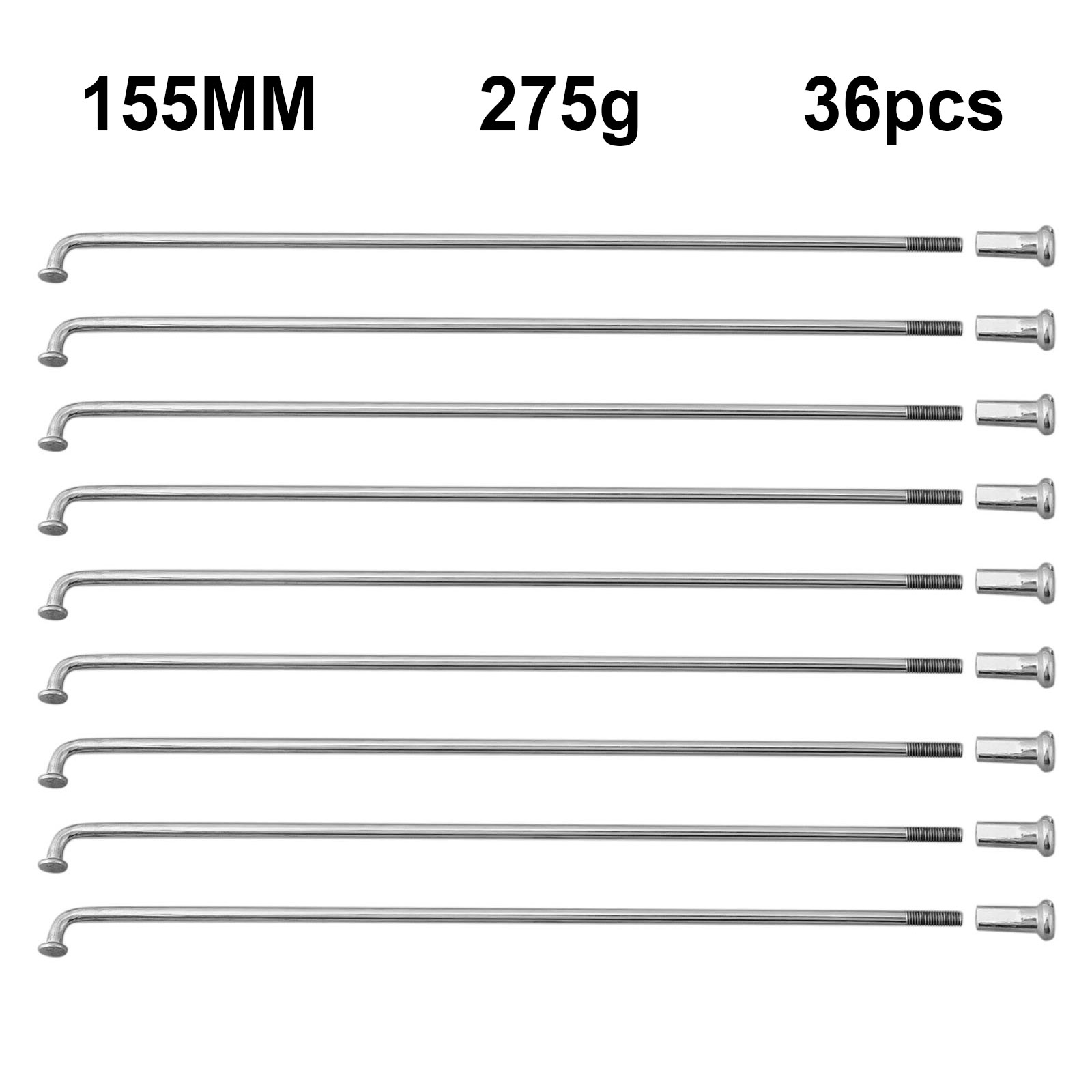36 stücke 2,5mm Dicke 12G12K Elektrische Fahrrad Speichen Elektrische Fahrrad Batterie Bars Tragende Stahl Draht Speichen Ersetzen liefert: Brown