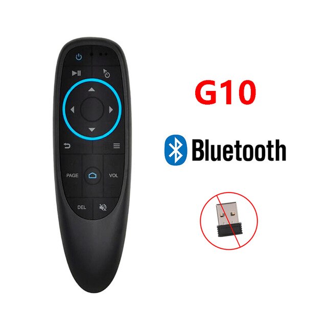G10 Air Voice Control Maus Mit Usb-empfänger 2,4G Gyro Sensing Mini Wireless Smart Remote Für Android TV BOX HK1 X96 Mini: G10 Bluetooth