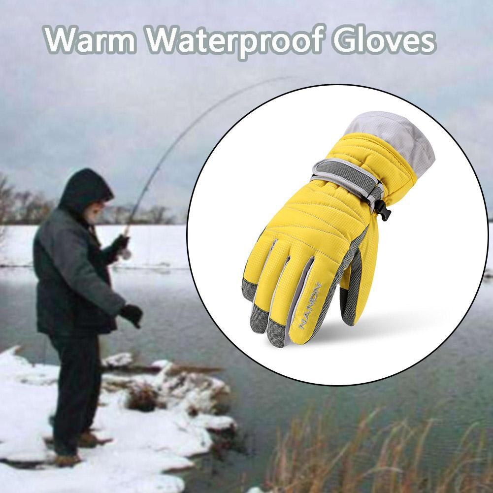 Unisexe hiver Tech coupe-vent imperméable gants temps Ski froid gant dans les mains coupe-vent gants