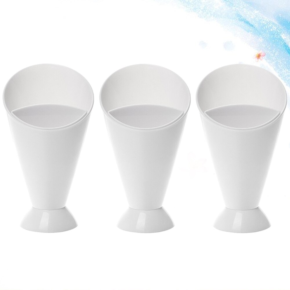3 stuks saladebeker praktische handige lichtgewicht saladebeker friethouder frietbeker voor feestje ktv