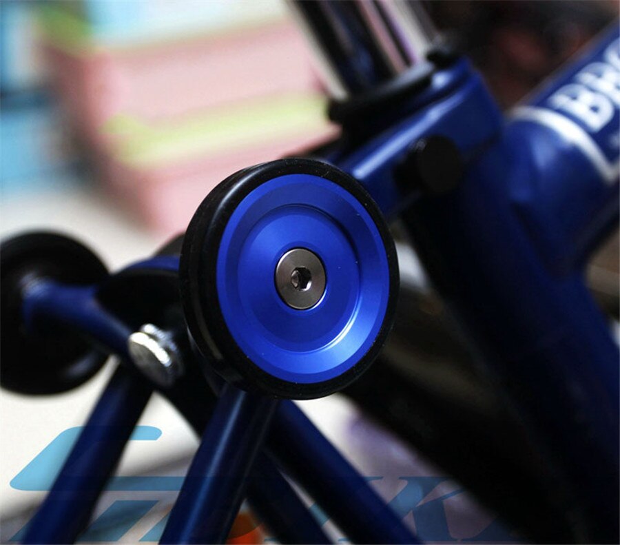 6 farver 26g lethjul til brompton cykel easywheels reoler 46mm aluminiumslegering cnc let hjul med bolte ultralette støvtætte 2019