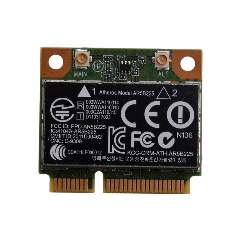 Bluetooth Draadloze Mini Pcie Card 802.11bgn 655795-001 654825-001 AR5B225 Voor Hp