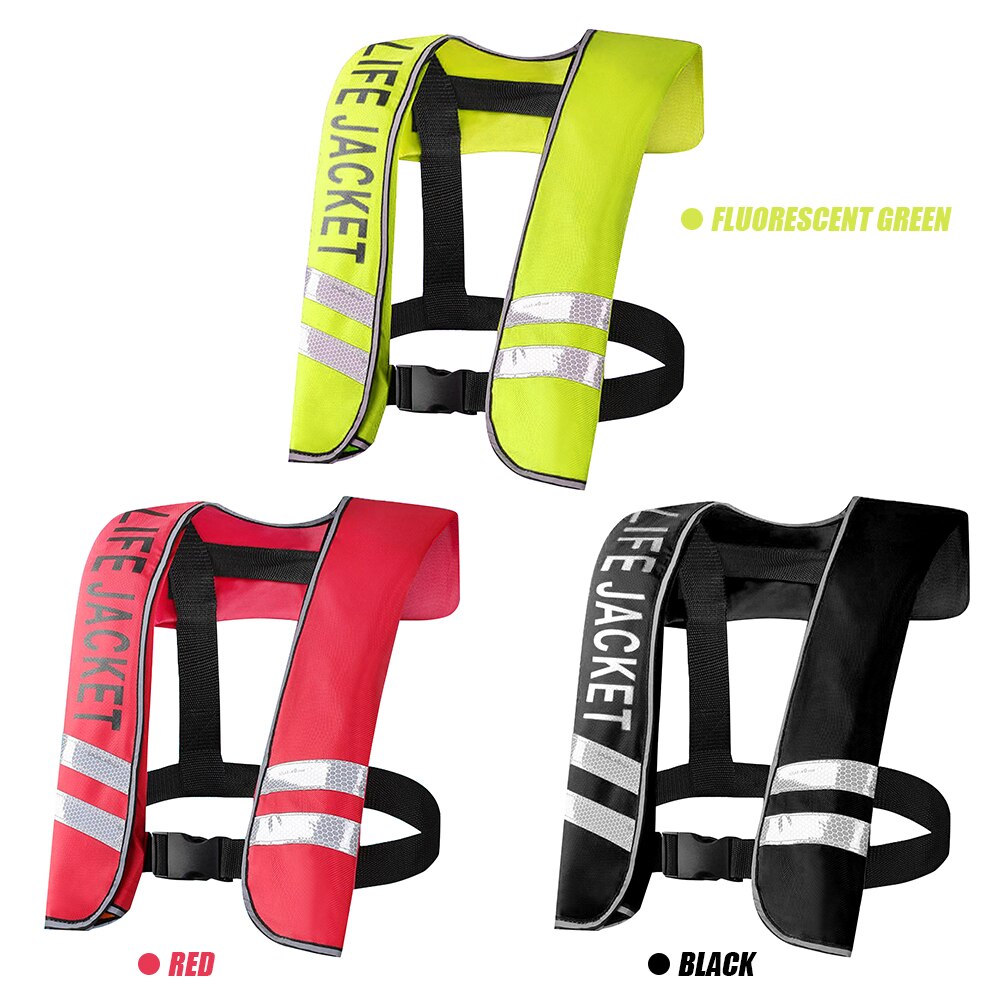 Inflatable Adults Life Jacket Adult Life Vest Safety Float Suit for Water Sports Kayaking Fishing Surfing Canoeing Jacket