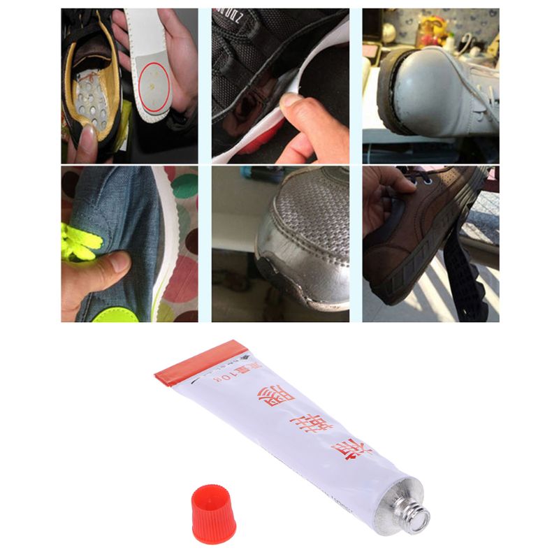 Colle de réparation Super adhésive 10ml, pour chaussures, cuir, Tube de toile en caoutchouc, liaison forte XXUC