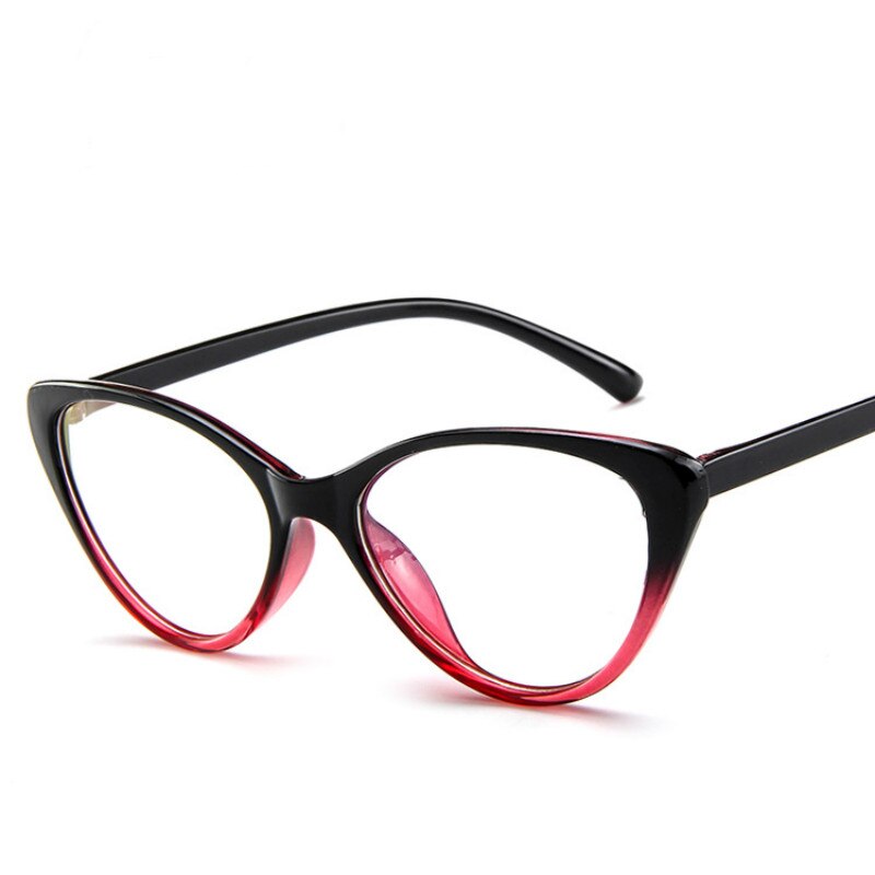Women's Anti Blue Light Computer Glasses Cat EyeGlasses Frame Female Vintage Round Glasses Optical Spectacle Eyewear