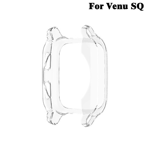 Horloge Wrist Band Voor Garmin Venu Sq 2 Plus Smart Polsband Voor Garmin Vivomove Sport/Venu/Vivoactive3 siliconen Armband Riem: Clear case