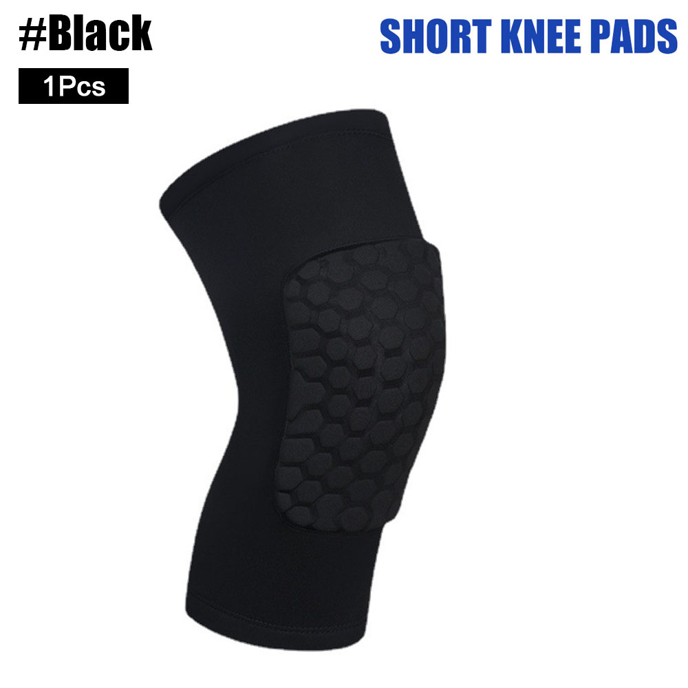 1Pcs Basketball Volleyball Knee Pad Honeycomb Foam Support Compression Leg Sleeve Knee Brace Support Sports Fitness Equipmet