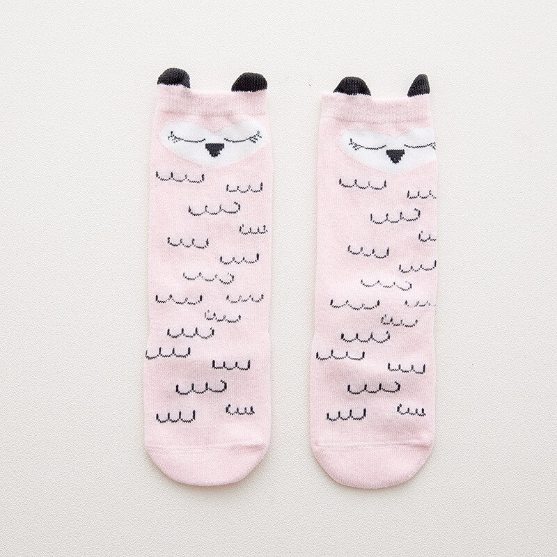 Unisex Lovely Cute Cartoon Fox Kids baby Socks Knee Girl Boy Baby Toddler Socks animal infant Soft Cotton socks