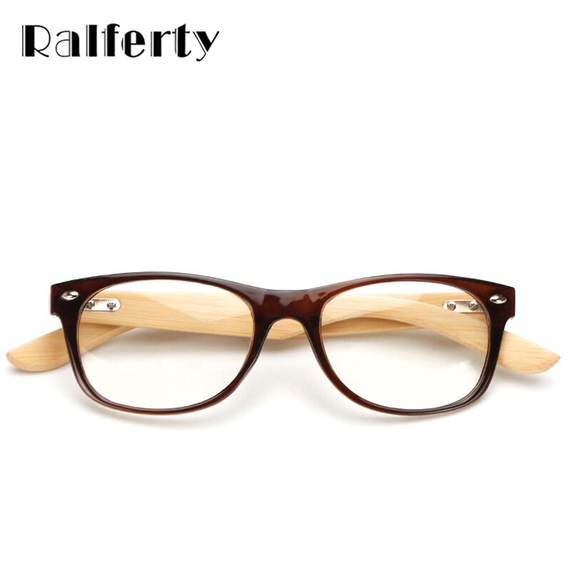 Ralferty små guld trä glasögon bågar bambu glasögon optisk ram glasögon för kvinnor män spektakel oculos de grau gafas