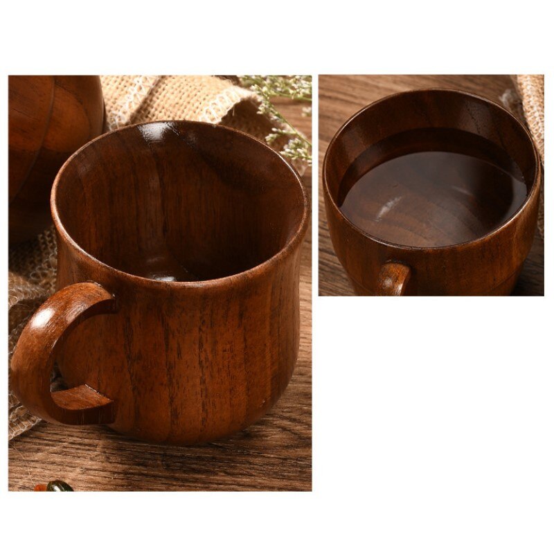 Characteristic Solid Wood Jujube Wood Cup Solid Wood Water Cup Tea Cup Trumpet Cup
