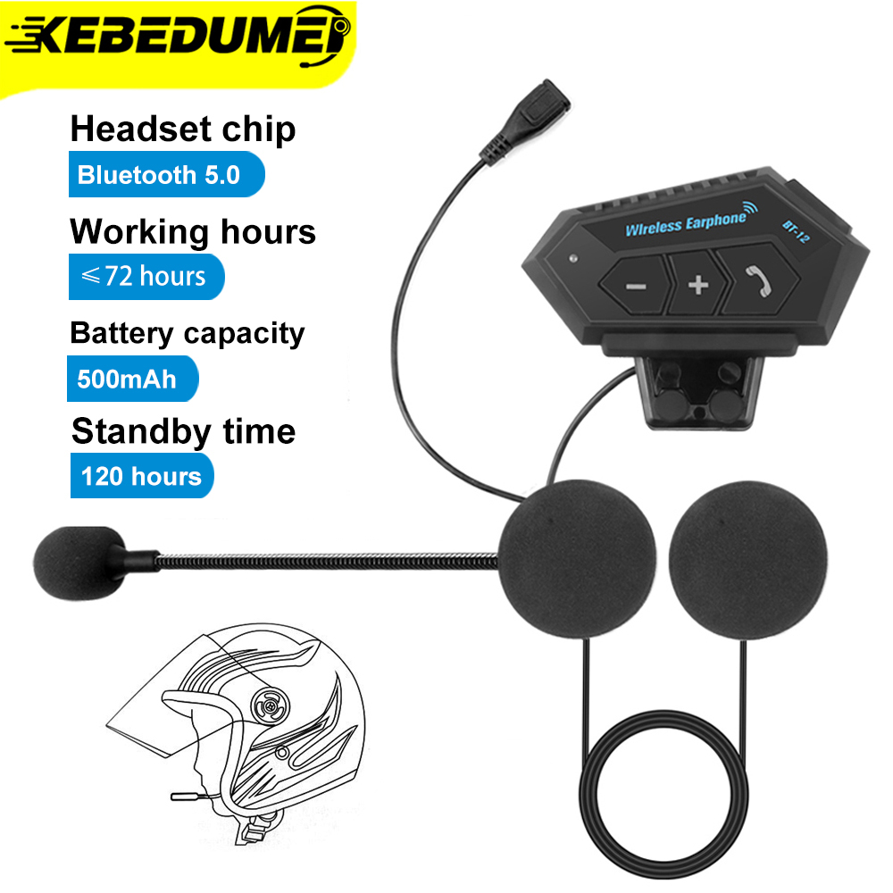 T2 Bluetooth 4.2 casque de Moto casques casque BT sans fil Moto stéréo Interphone mains libres avec Microphone de réduction