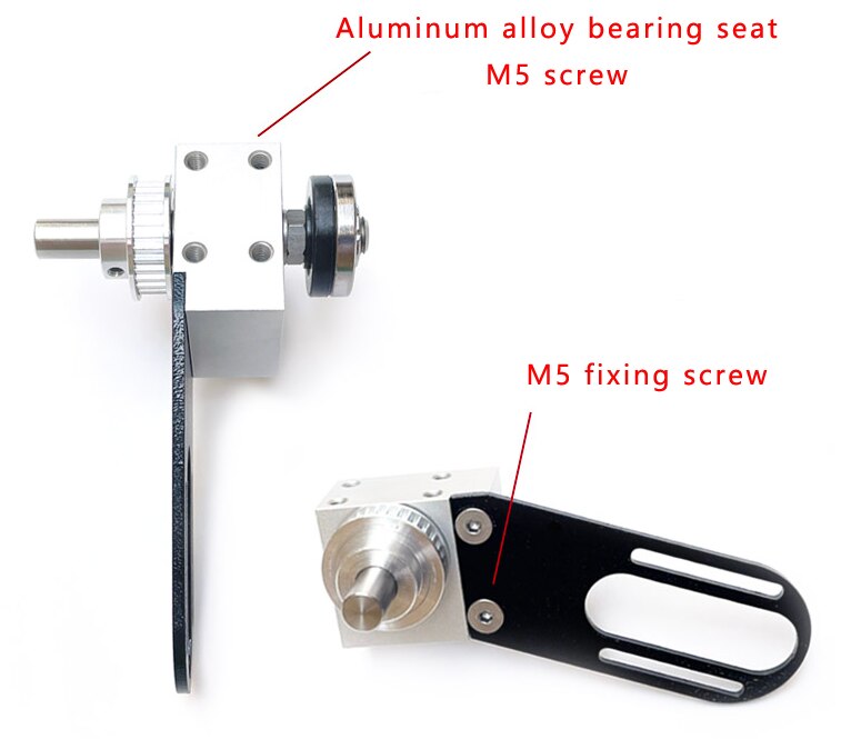 Small table saw spindle, precision unpowered diy miniature chainsaw, table saw spindle assembly