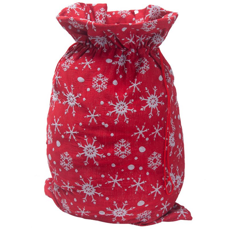 Sacchetto del Regalo di natale Gigante Fiocco di Neve Creativo Sacco di Babbo Natale Babbo Natale Modello Regalo Borsa con Coulisse Rifornimenti Del Partito Di Natale