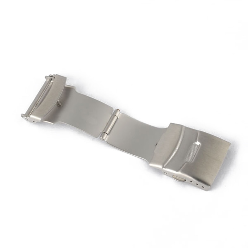 12/14/16/18/20/22/24mm Automatische Dubbele Klik Vlinder Gesp Horloge automatische Drukknop Vouw Deployment Sluiting Gesp