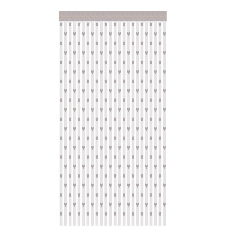Dørskille ren gardin valance mesh nett tredør gardin persienner håndlaget 100 cmx 200cm romdeler moskitiera 4fm: Gul