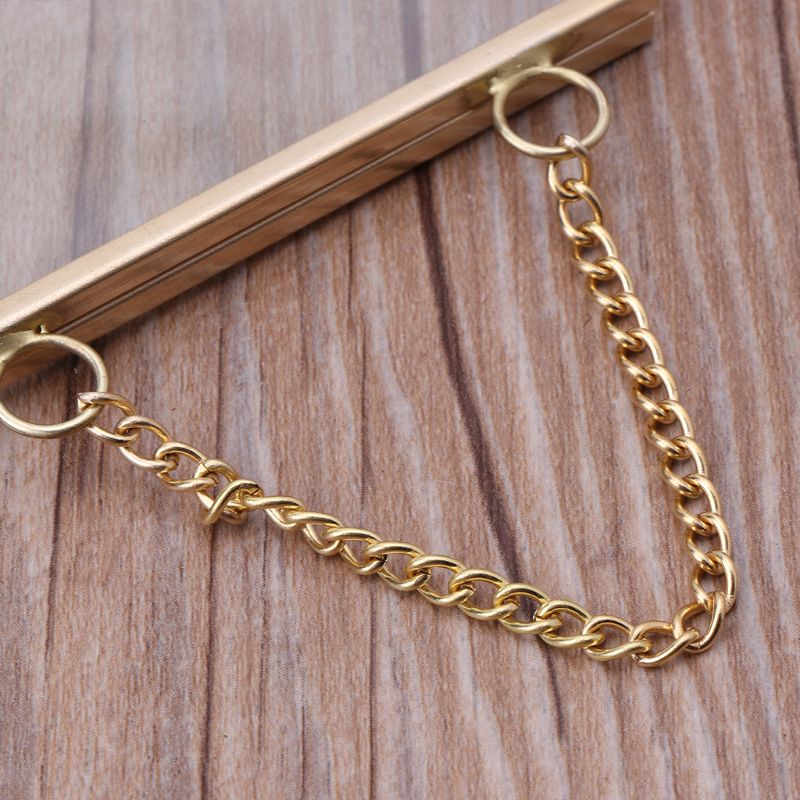 DIY Chain Retro Metal Photo Frame High Translucent Glass Photo Frame Specimen Folder 2 Size Optional