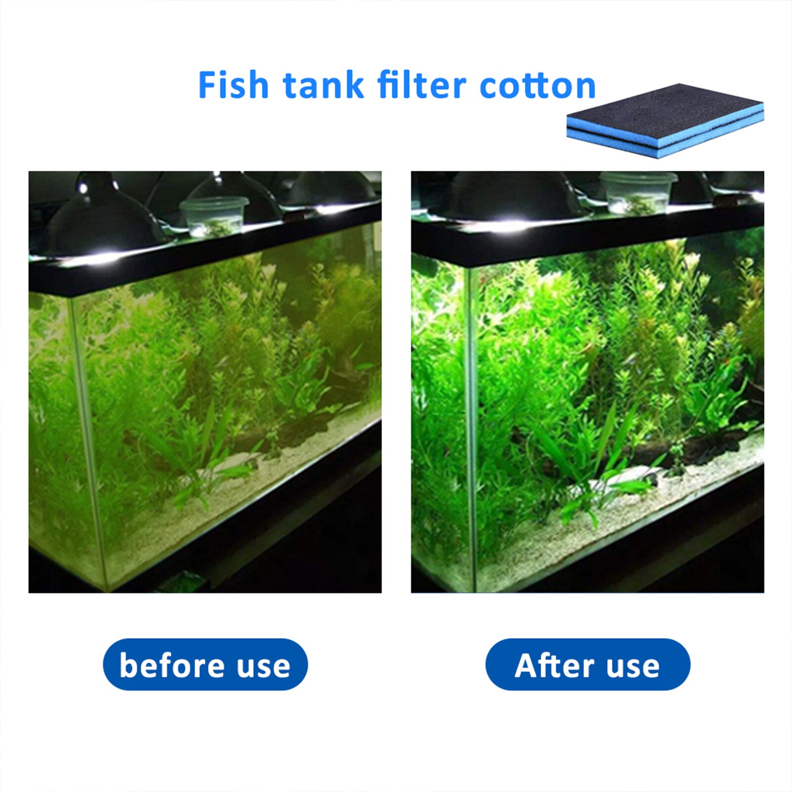 Aquarium Filter Mat Foam Sponzen Bio Sponge Filter Media Pad Aquarium Filter Katoen Aquarium Accessoires