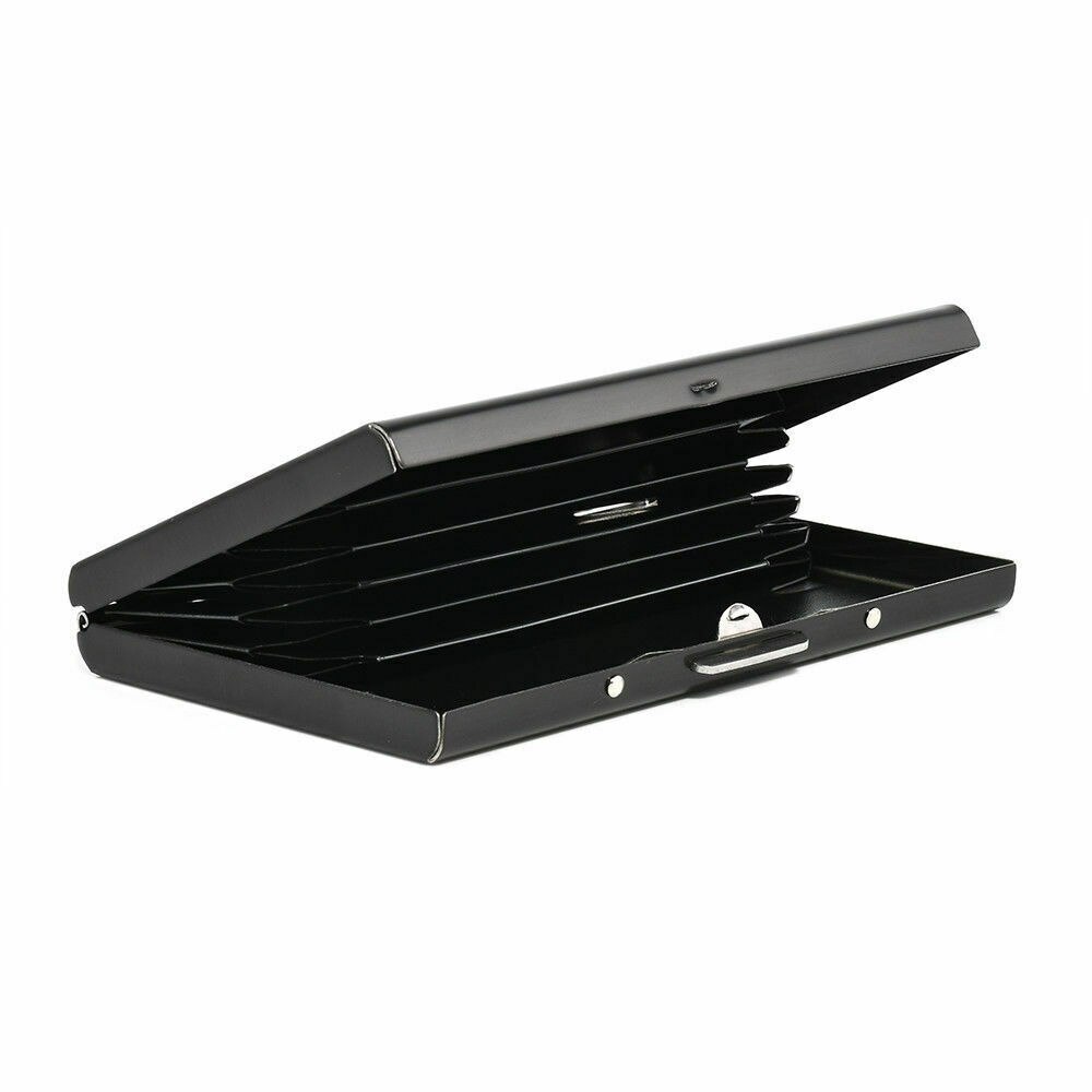 1 PC Stainless Steel Credit Card Holder Slim Blocking Wallet Case Business Card Protection Holder Case