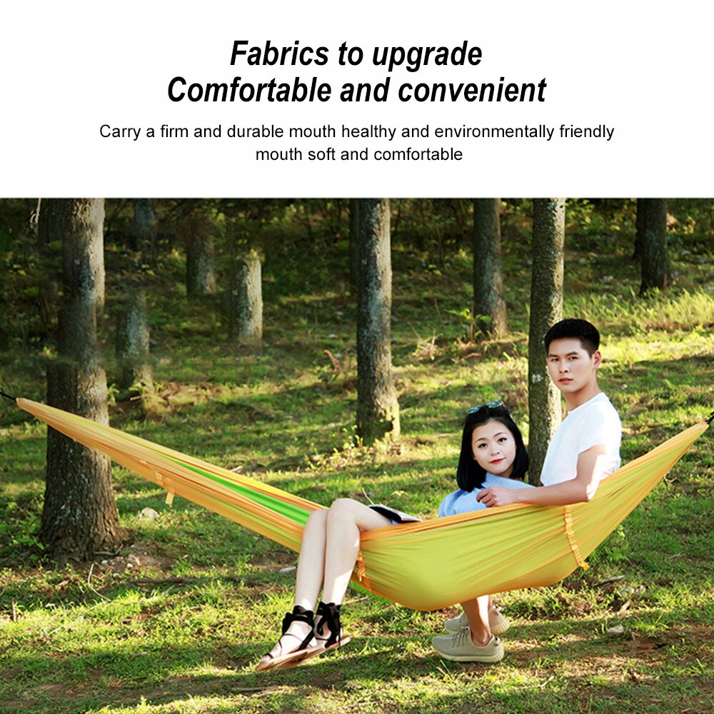 Camping Tent Hammock with Mosquito Net High Strength Fabric Hanging Bed Outdoor Hunting Sleeping Swing 1-2 Person Hammock