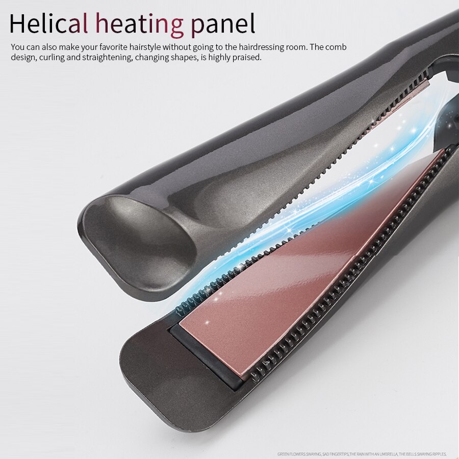 Straightening dual-purpose hair curling rod torsional spiral multi-functional hair straightener