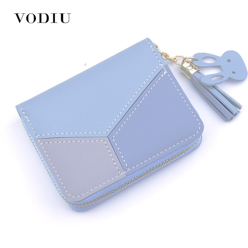 Women's Wallet Women Purses Women's Splice Mini Phone Thin Leather Wallet Small Coin Purse For Women Female Wallets