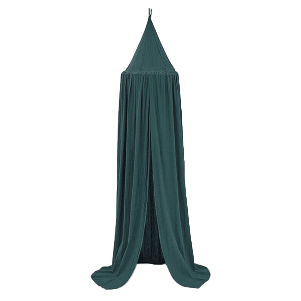 Prinses Meisjes Bed Canopy Ronde Dome, Opknoping Spelen Tent Voor Kinderen Bed, Kinderen Spelen Tent Kasteel, lezen Nook: blackish green