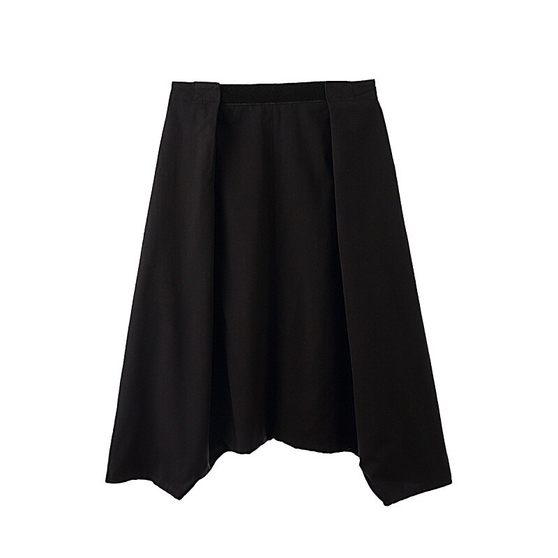 Hombres Japón ropa estilo informal suelta Casual Harem Pantalones Hombre Vintage Punk gótico pantalones de tiro caído ropa de escenario