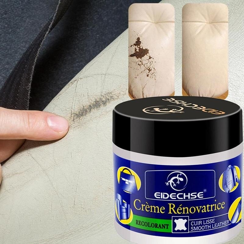 Multifunction Leather Vinyl Repair Filler Compound Restoration Can CSV Seat For Leather Holes Sofa Burns Car Cream Cracks X4D1