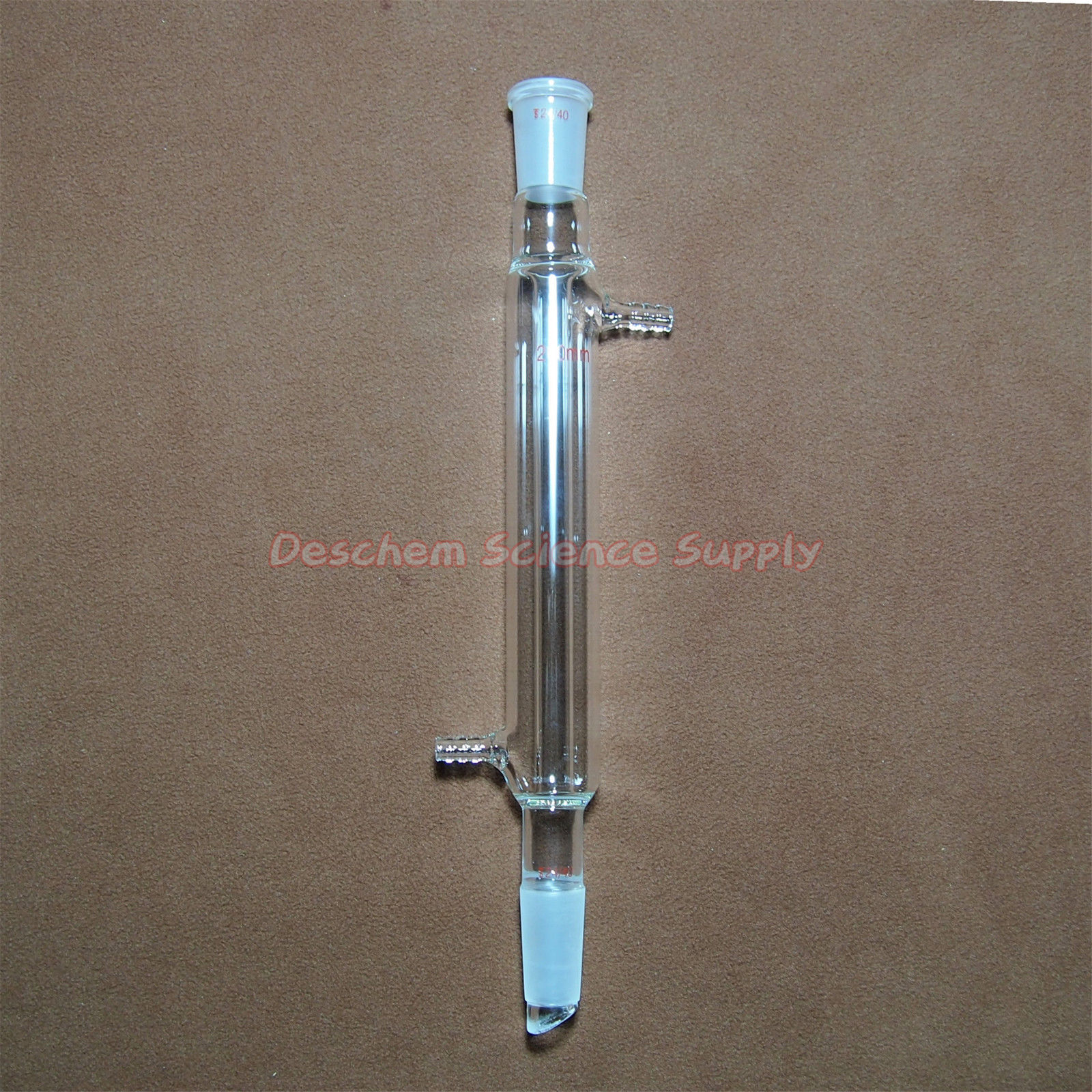 200mm,24/40, glas liebig kondensator, kolonne til laboratoriekemi