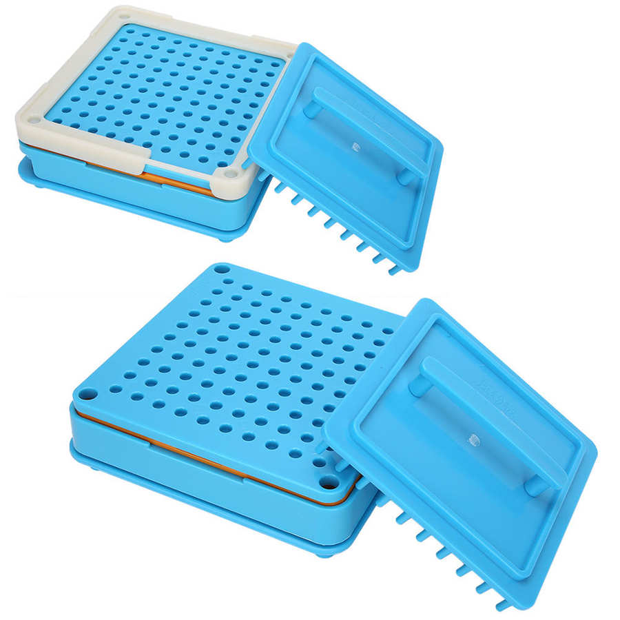 2#100 Holes Capsule Powder Filler Plate Empty Capsule Plates Capsule Manual Filling Tool Pill Medicine Holder Organizer Dispens