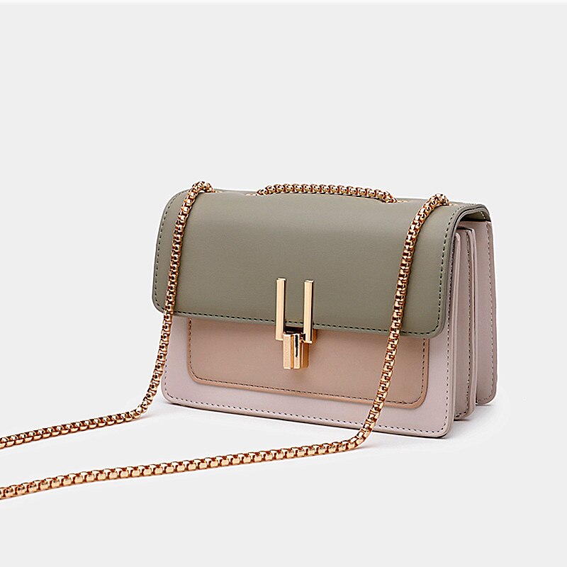 Mode Schouder Slingerde Modeketen Zak Kleine Vierkante Tas Vrouwen Handtassen en Portemonnees