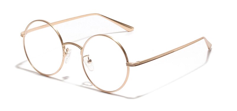 Peekaboo circular sunglasses women retro vintage silver gold metal frame clear yellow red round sun glasses for men uv400: gold with clear